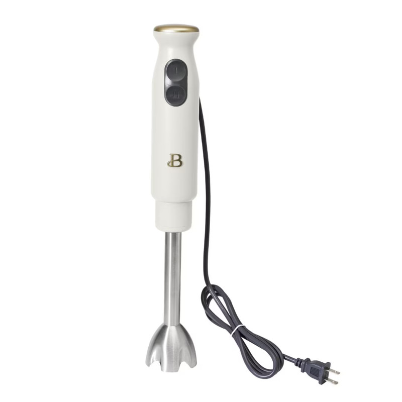 Beautiful 2-Speed Immersion Blender Chopper Measuring Cup White Icing Handhelds gallery