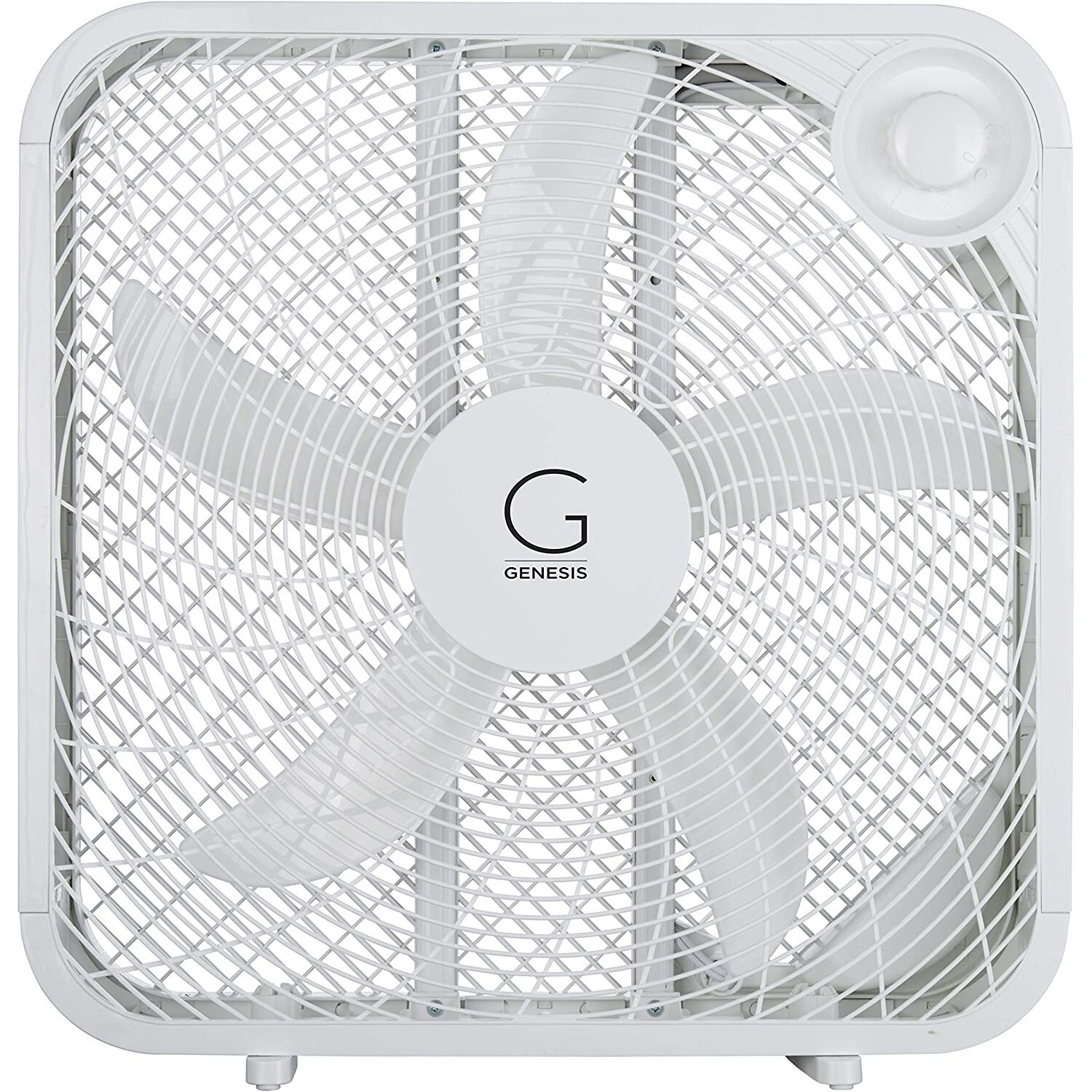 Genesis 20 Inch Box Fan – Quiet 3-Speed Cooling with Handle for Home or Office gallery