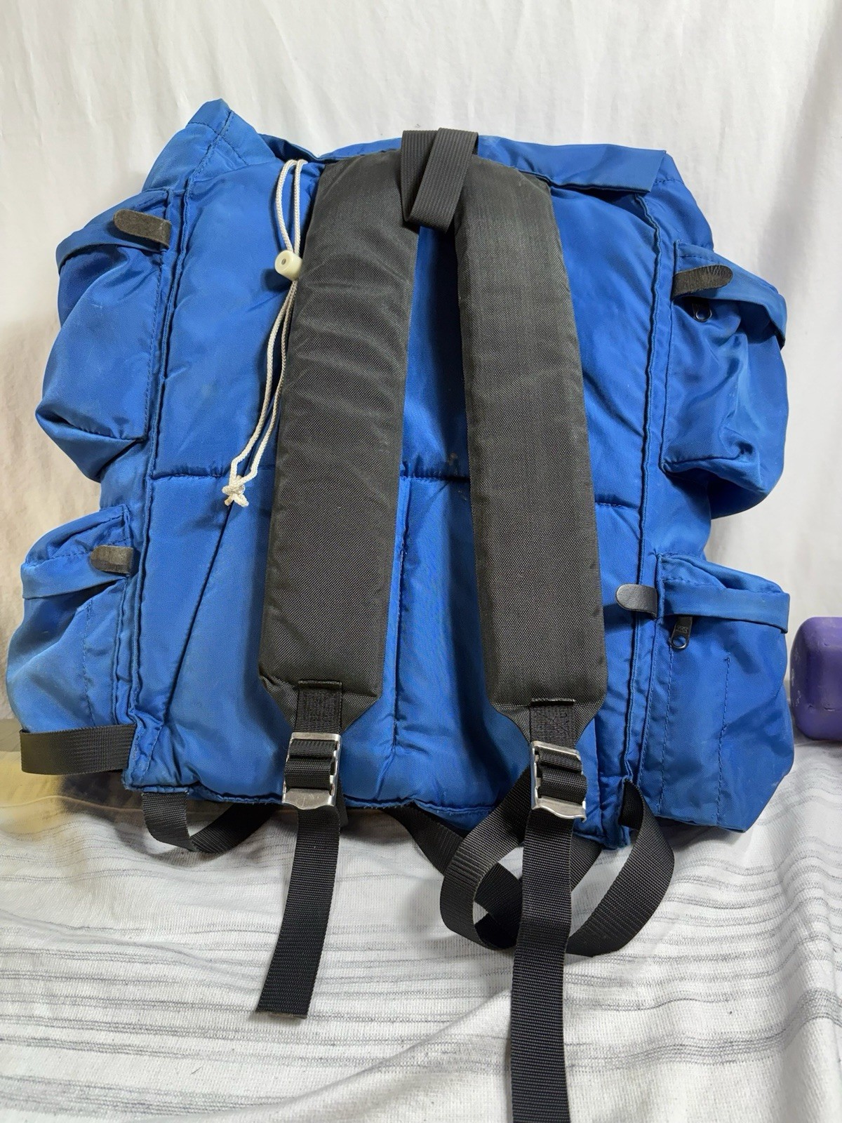Vintage Ultimate Experience Camera Skiing Hiking Backpack Blue 5