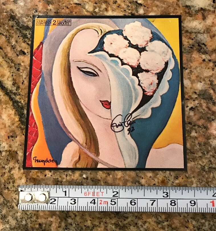 Layla Sticker - Derek And The Dominos Eric Clapton Blues Rock 1970s Music gallery