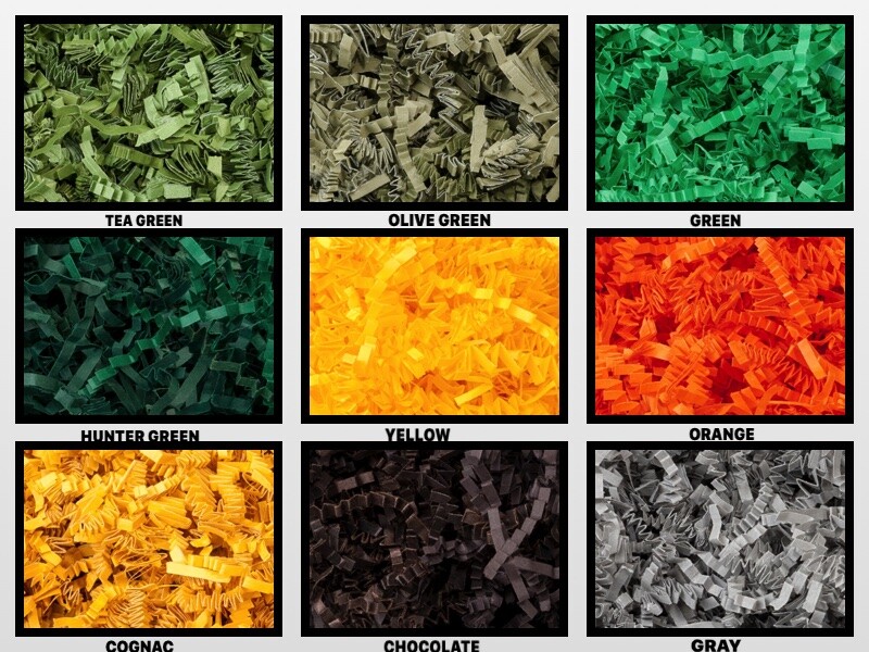 Paper Crinkle Shred for Packaging Gift Box / Basket Filler 2 Ounce Bag gallery