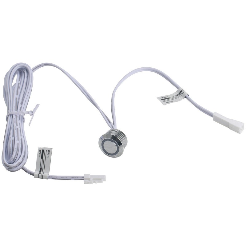 Mini DC 12V Touch Dimmable LED Lamp Strip Closet Sensor Switch With Blue Light gallery