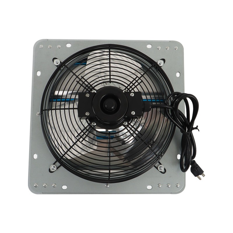12" Aluminum Wall Mounted Shutter Exhaust Fan With 1.65 Meters Power Cord Kit gallery