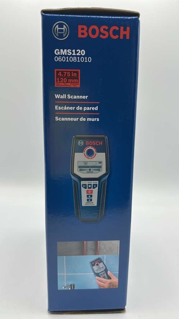 BOSCH Professional GMS 120 Metal Detector Wall Scanner 120mm gallery