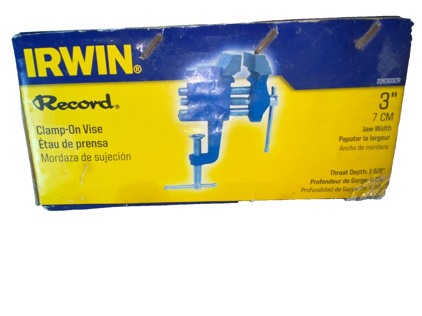 IRWIN Record 3 Inch Vise 3 Inch (7cm) Jaw Width Brand New in Box gallery