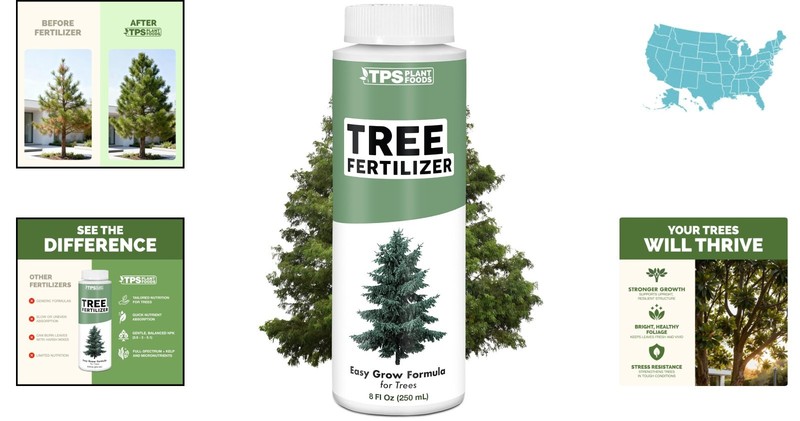 Eco-Friendly Liquid Fertilizer for Trees & Shrubs - Promote Healthy Growth, 8 oz gallery