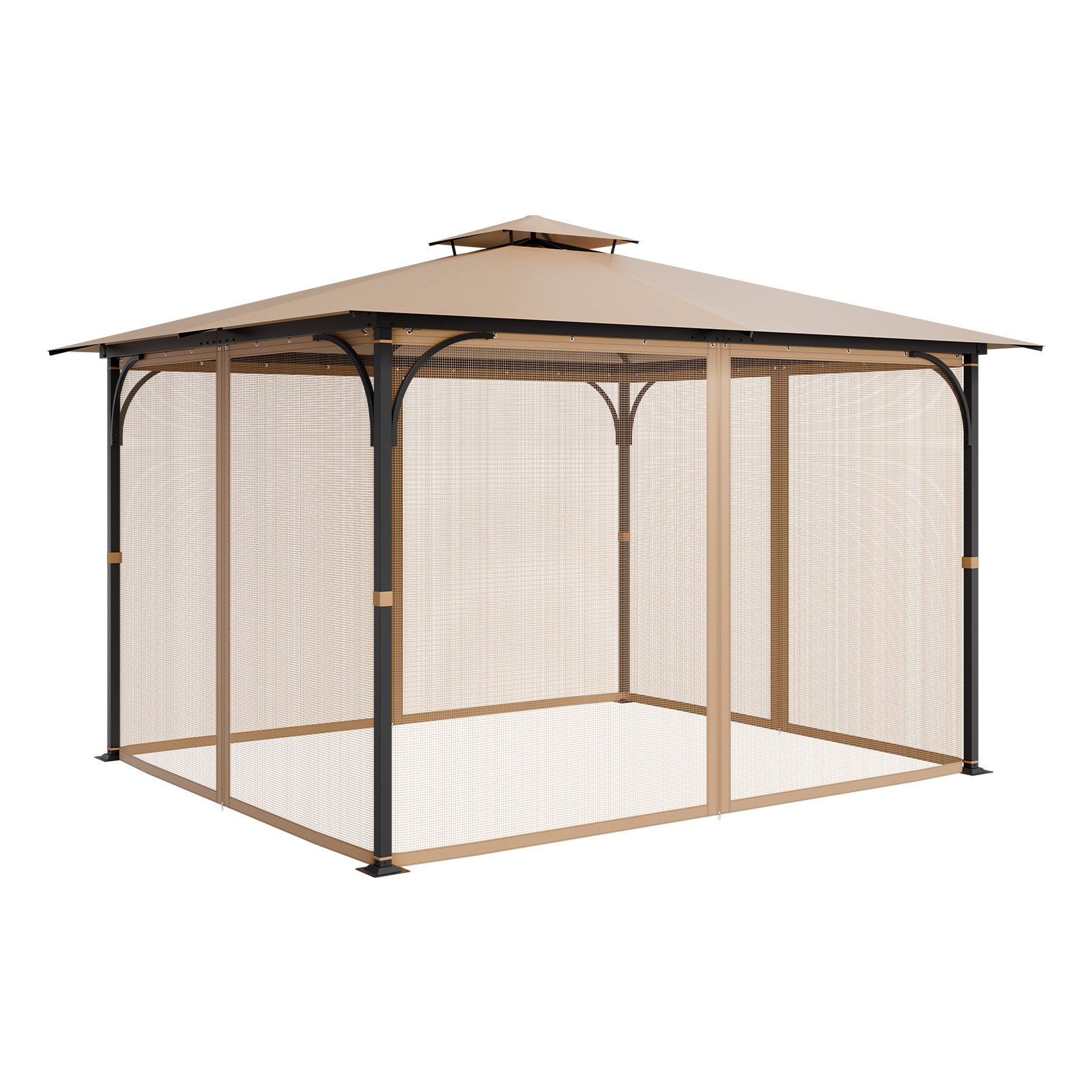Replacement Mesh Gazebo Netting Screen for 10x12x7 ft Outdoor Patio, Net Only gallery