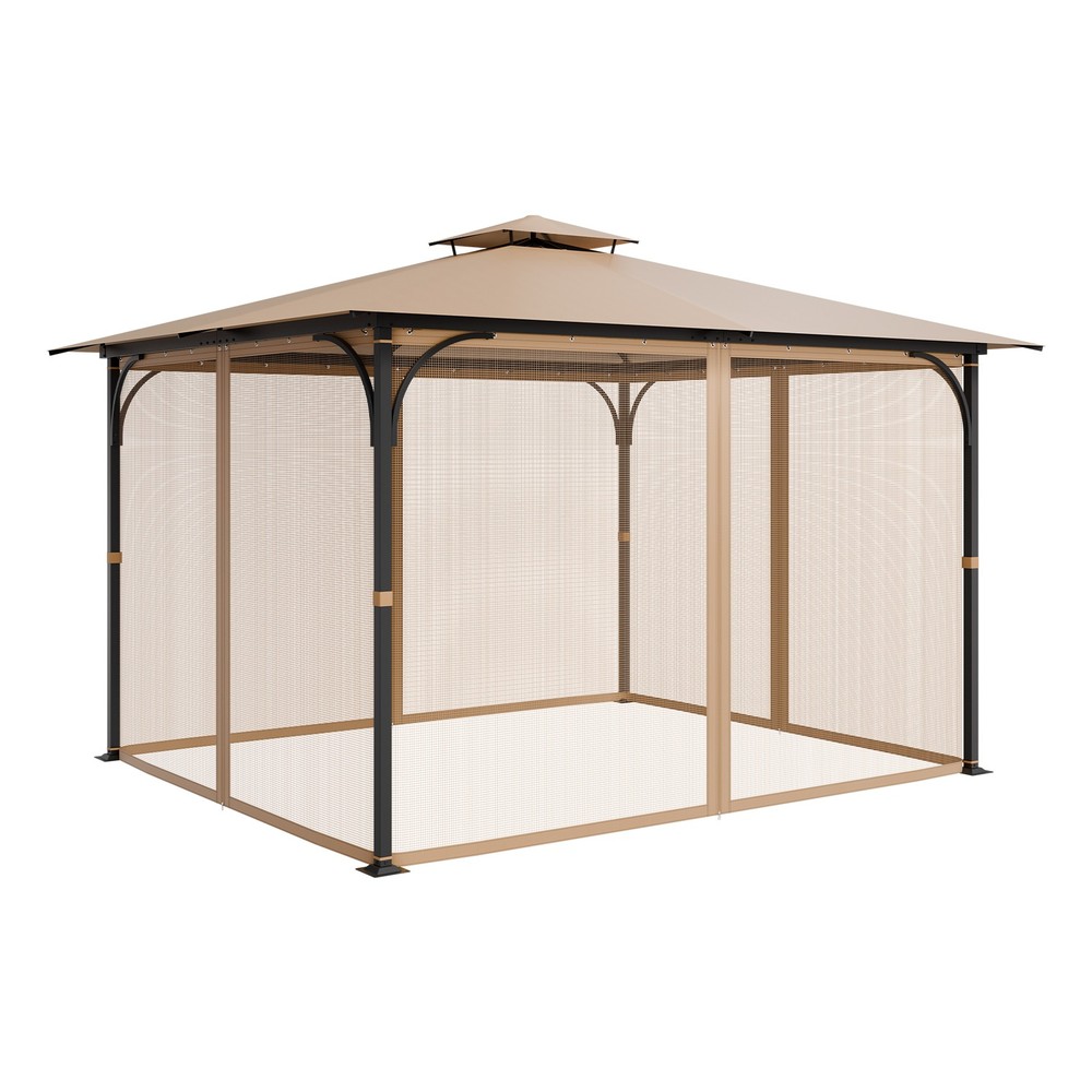 Replacement Mesh Gazebo Netting Screen for 10x12x7 ft Outdoor Patio, Net Only