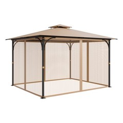 Replacement Mesh Gazebo Netting Screen for 10x12x7 ft Outdoor Patio, Net Only