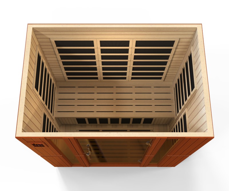 Dynamic Bellagio 3 Per Low EMF Far Infrared Sauna 9 Carbon Heating Panel New gallery