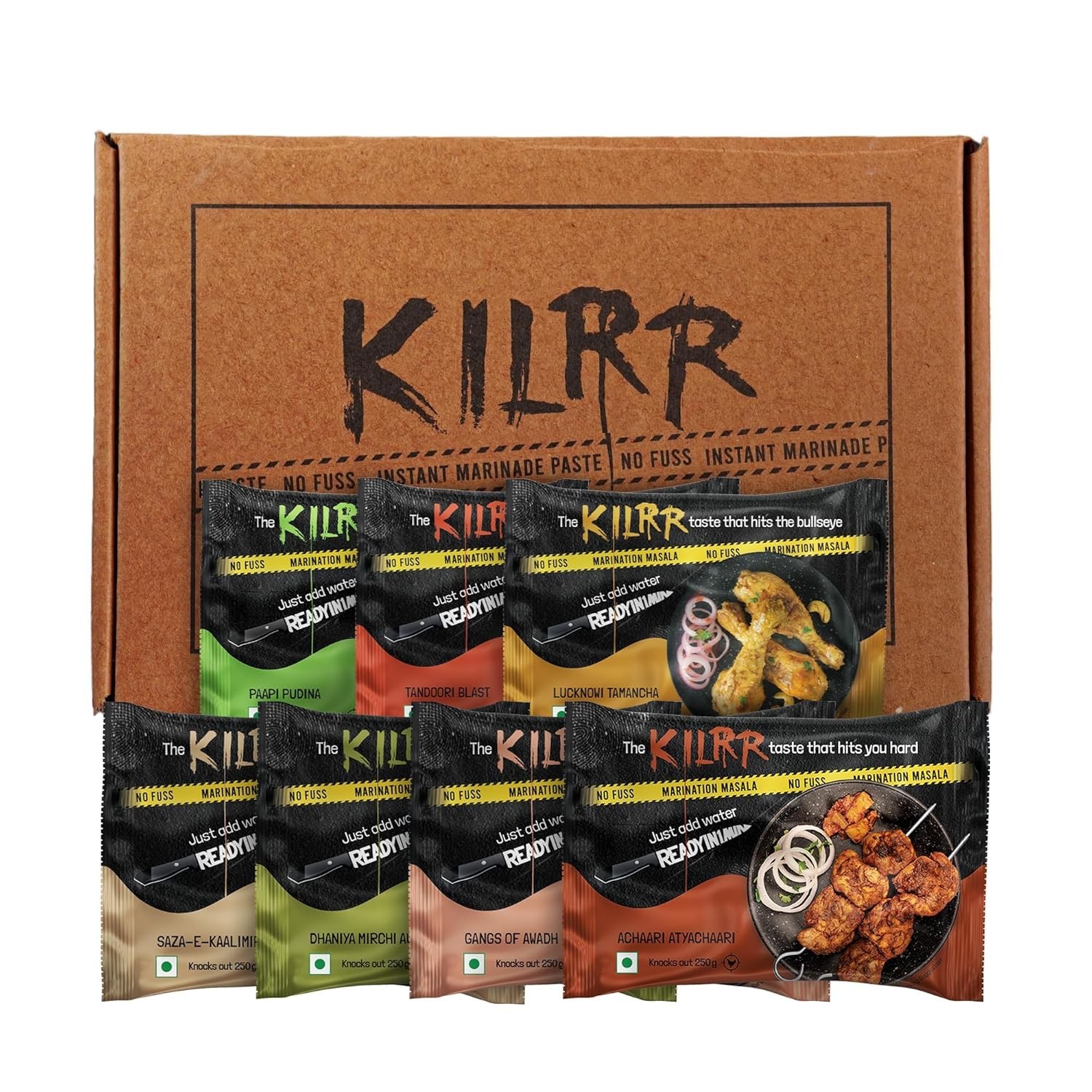 KILRR Chicken Marination Masala Variety Pack of 7 gallery