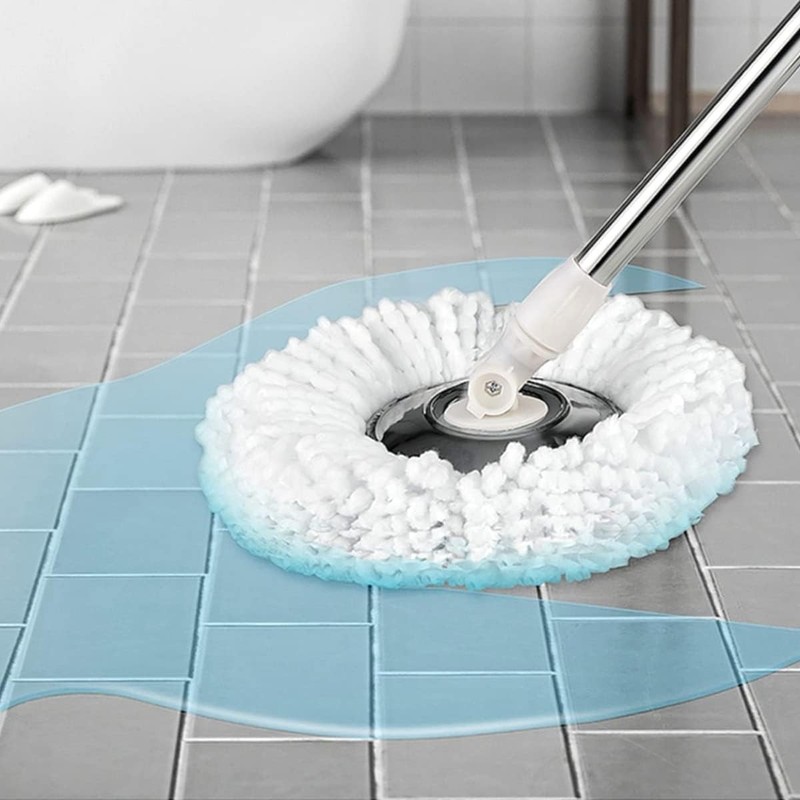 4 Pack Replacement Mop Head Refill for 360 Spin Mop Microfiber Cleaning Heads gallery