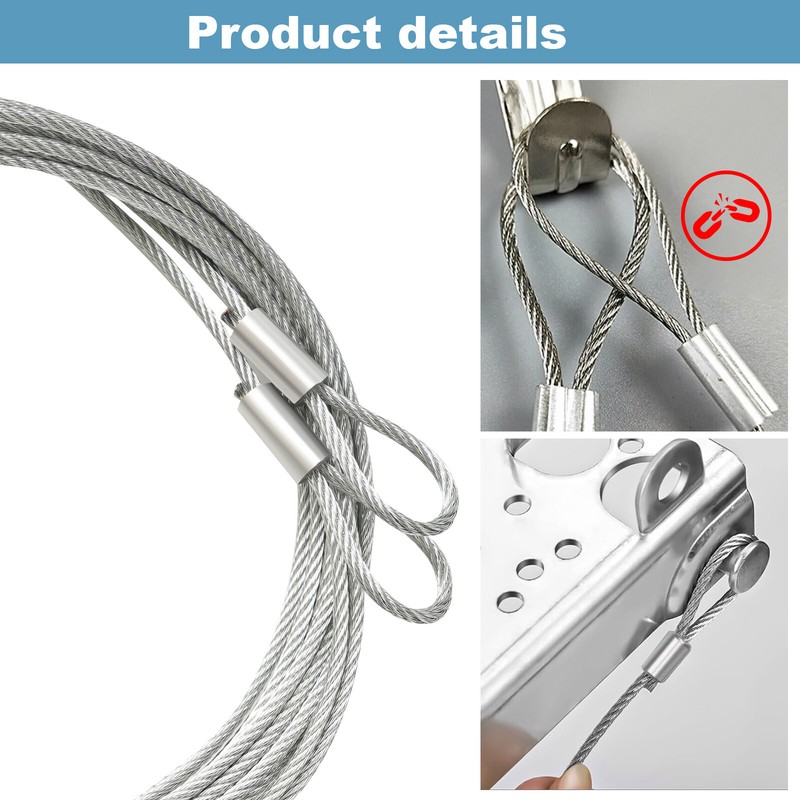 120" Garage Door Cable Pair For Wayne Dalton TorqueMaster gallery