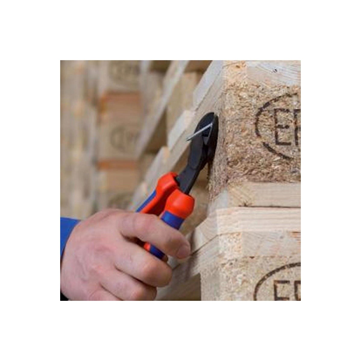 Knipex 8 in Angled Diagonal Wire Cutter 74 22 200 SBA gallery