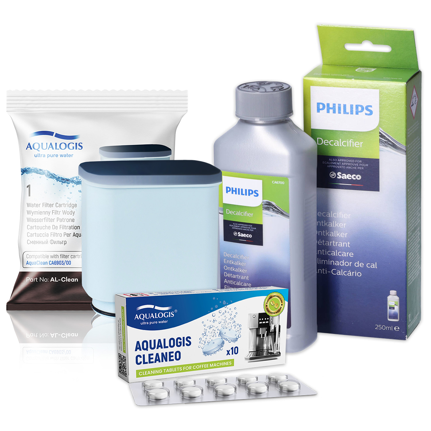 Water Filter CA6903 Cleaning Tablets CA6704 Descaler CA6700 For Philips LatteGo gallery