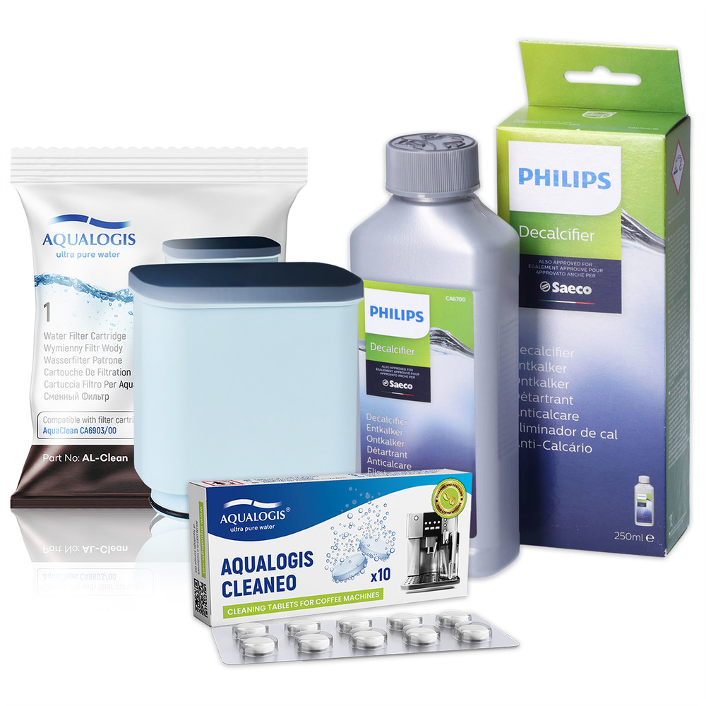 Water Filter CA6903 Cleaning Tablets CA6704 Descaler CA6700 For Philips LatteGo
