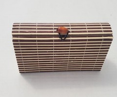 Decorative Bamboo Wood Boxes w/ Lid Keepsake Storage Jewerly Trinket Gift Boxes