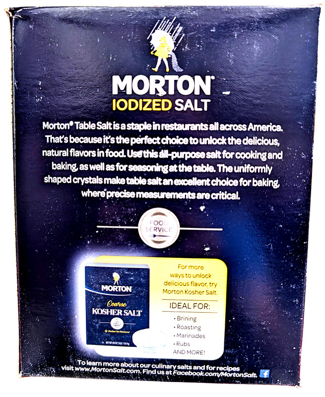 Morton Iodized Salt 64 Oz gallery