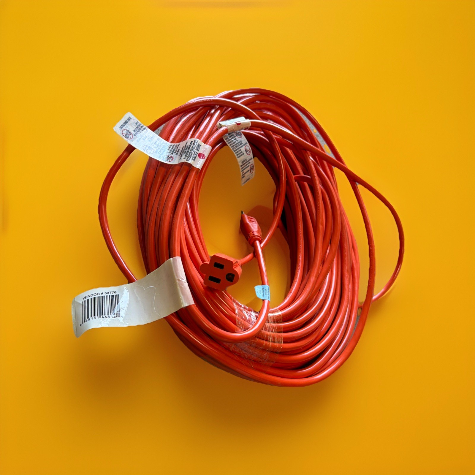 🔥 Commercial Electric 100ft Extension Cord 16/3 Light Duty Indoor ~ 1 Unit gallery