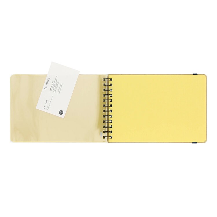 Delfonics Rollbahn Spiral Horizontal Notebook: 7-1/2 in. x 5 in. (Yellow) gallery