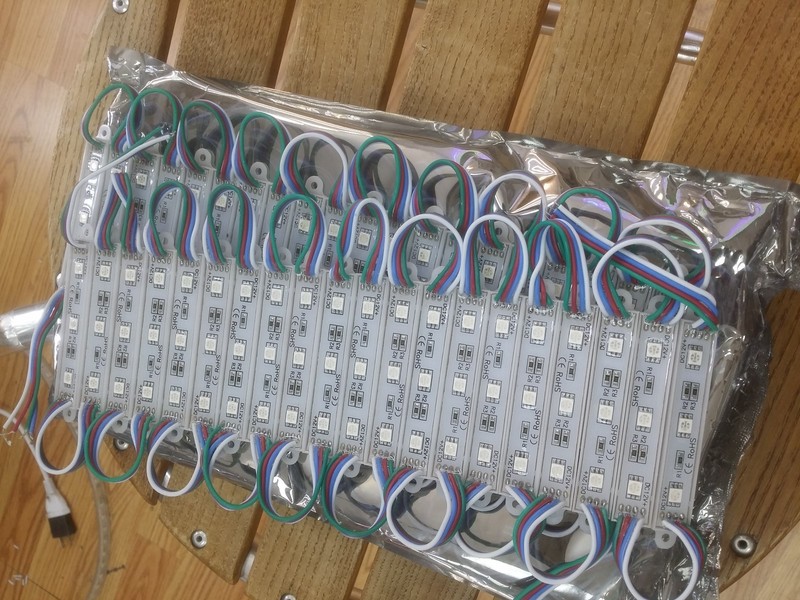 10F-104F IP65 LED RGB LED Module Light Lamp DC 12V Waterproof USA Seller gallery