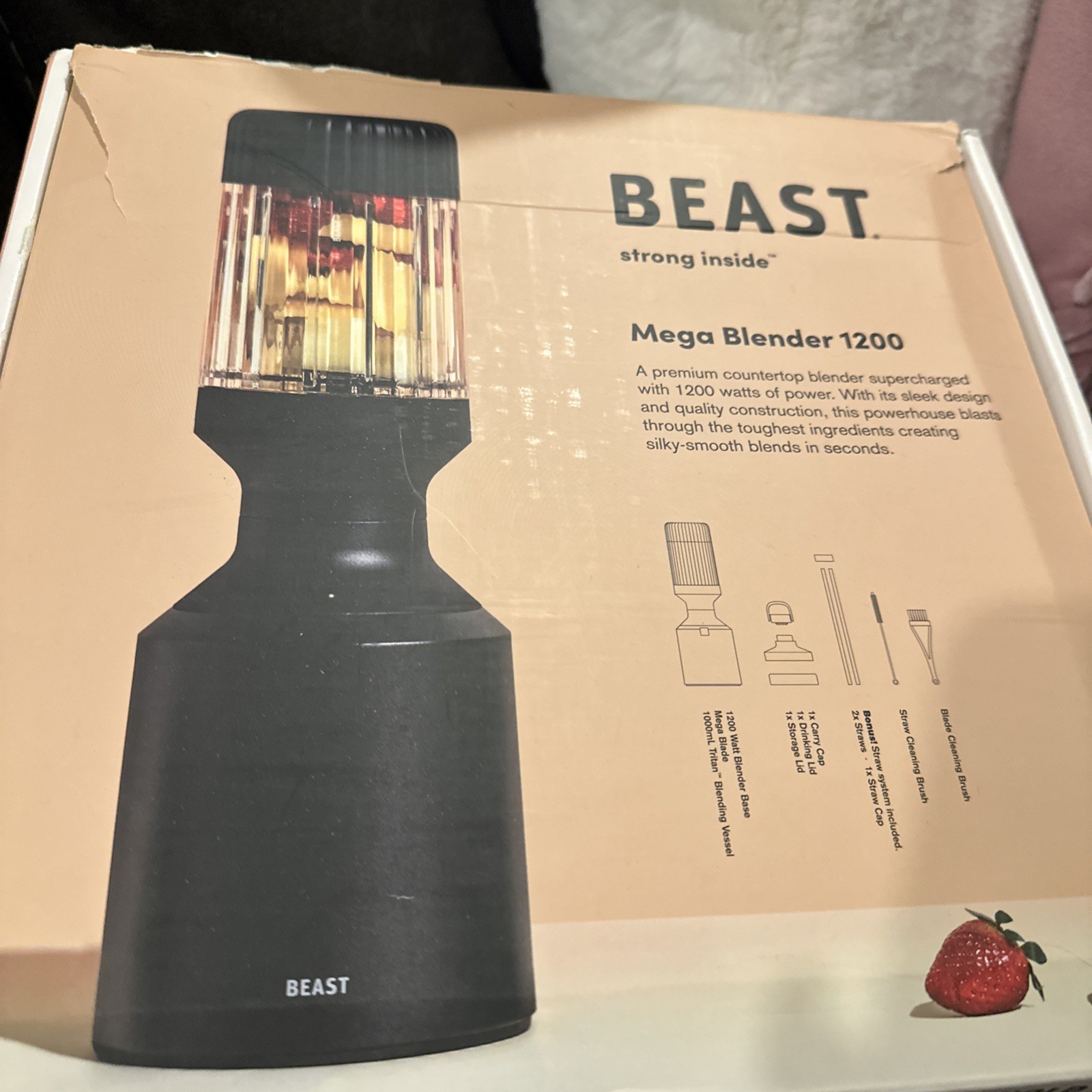 Beast Mega 1200 | Premium Countertop Blender | Smoothies, Shakes, Sauces, Dips gallery