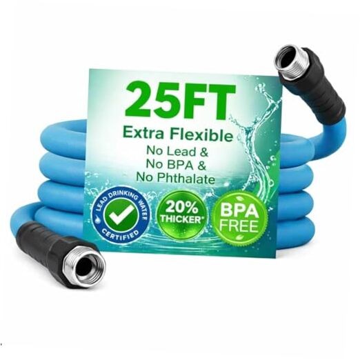 AAIN RV Drinking Water Hose with Storage Bag, 5/8" Lead-Free Drinking 25 FT gallery