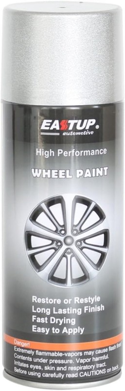 Flash Silver Metallic Wheel Spray Paint - Stunning Finish, 12.8 Fl Oz gallery