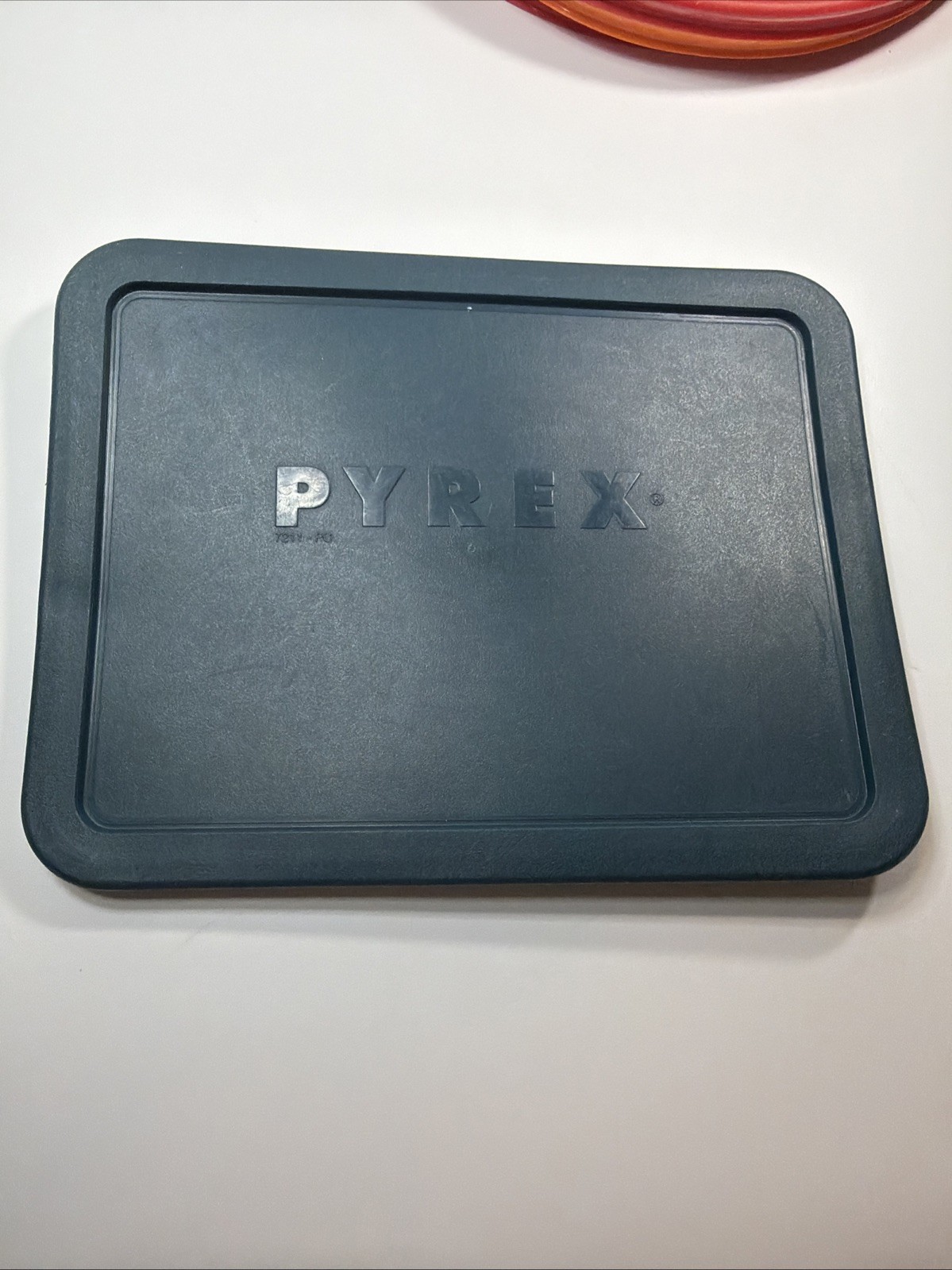 Pyrex 7211-PC Hunter Green Rectangle Plastic Storage Replacement Lid Cover USA gallery