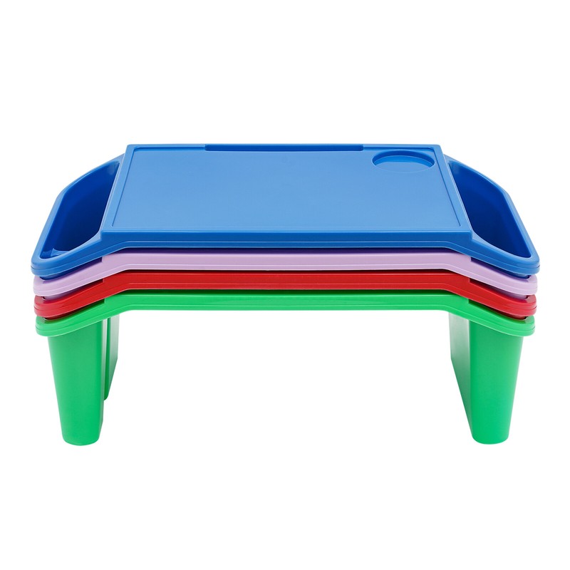 4* PP Rectangle Lap Desk Trays Bed Tray for 1-9 Years Old load 11.02 lbs gallery