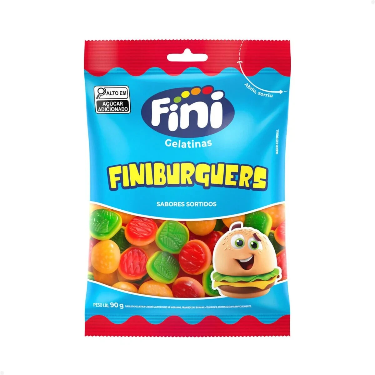 Fini Finiburgers – Assorted Flavored Gummy Candies – 1 Bag 90g (3.17 oz) gallery