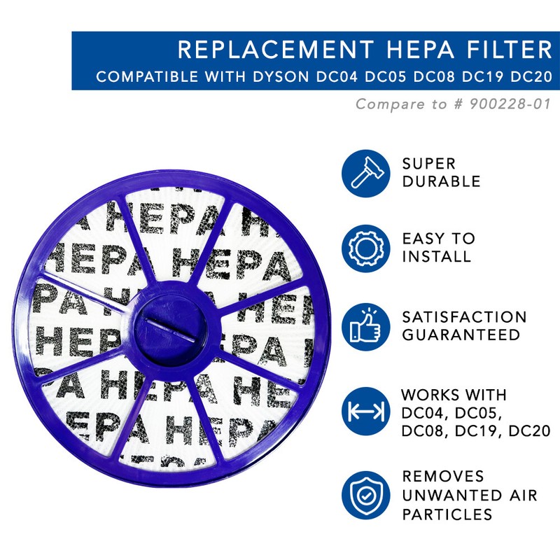 MaximalPower HEPA Vacuum Filter for Dyson DC04 DC05 DC08 DC19 DC20 # 900228-01 gallery