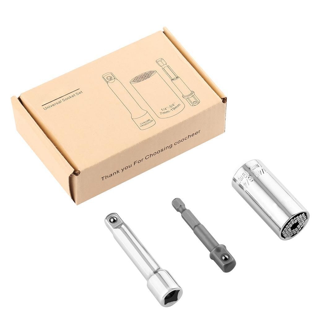 3 PCS Socket Grip Adapter Multi Functional Sockets Set Ratchet Power Drill 02 gallery