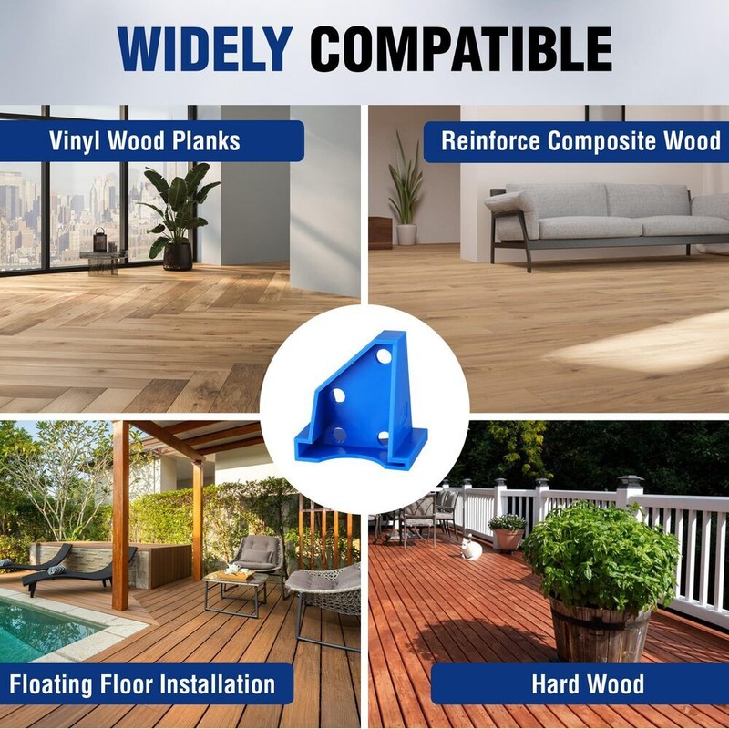WORKPRO 40-Pack Floor Spacers 2 in 1 Laminate Flooring Spacers Wood Install Tool gallery