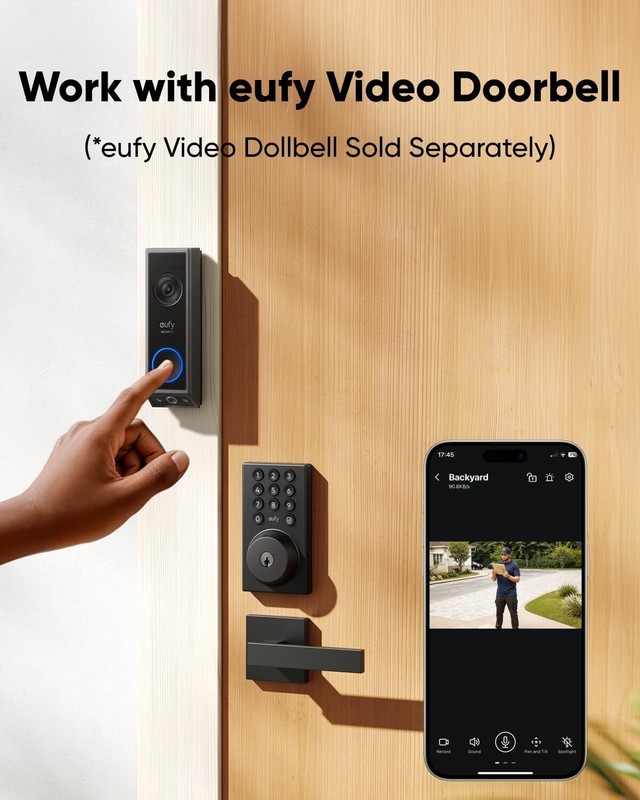 eufy Smart Lock C30 Keyless Entry Door Lock Built-in WiFi Deadbolt App Control gallery