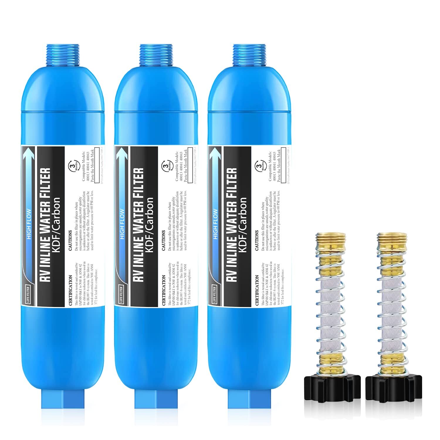 RV Inline Marine Water Filter, Reduces Chlorine, Bad Taste, Odor for RVs,NSF ... gallery