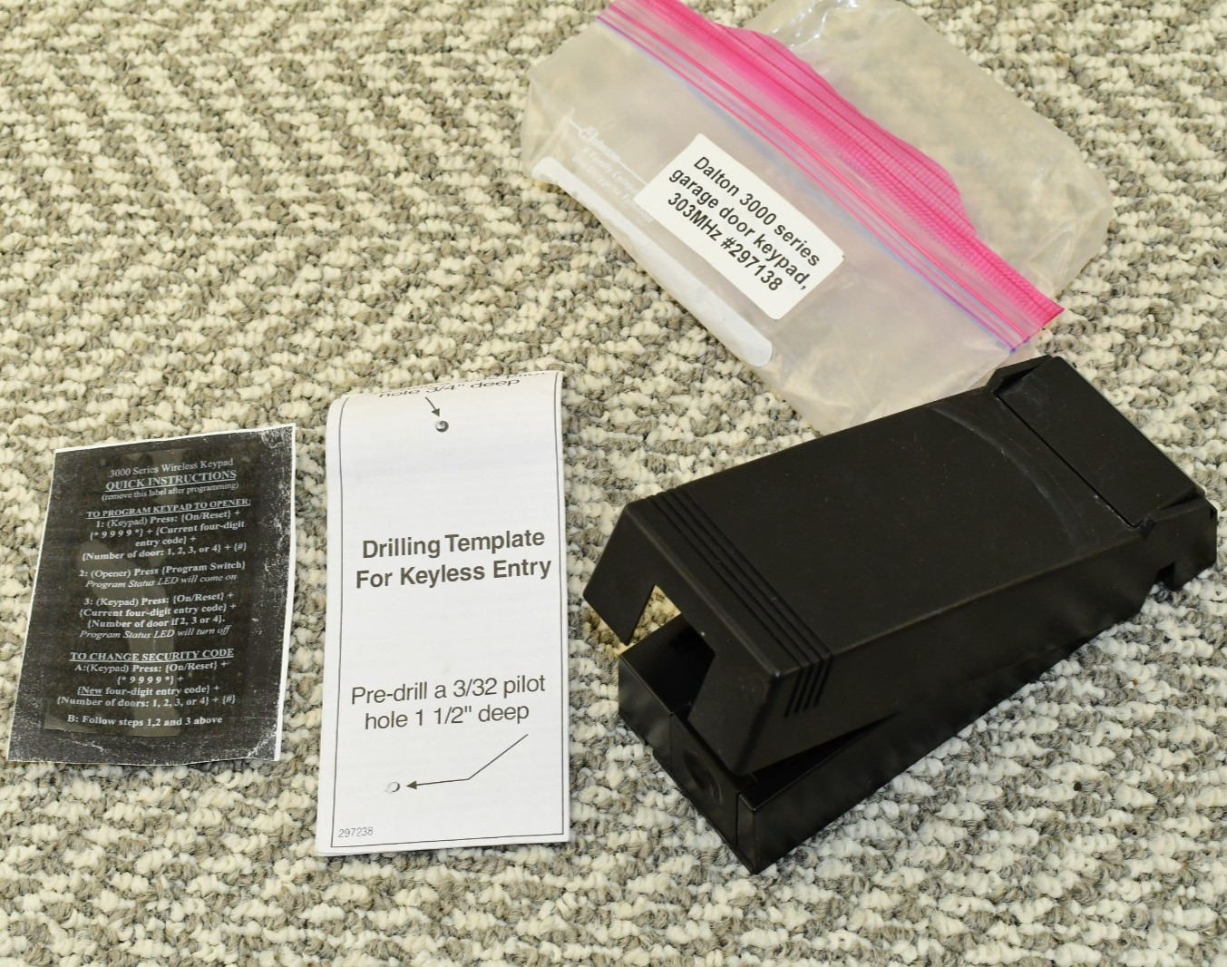Wayne Dalton 297138 Wireless Keyless Entry Keypad 303Mhz for Garage Openers gallery