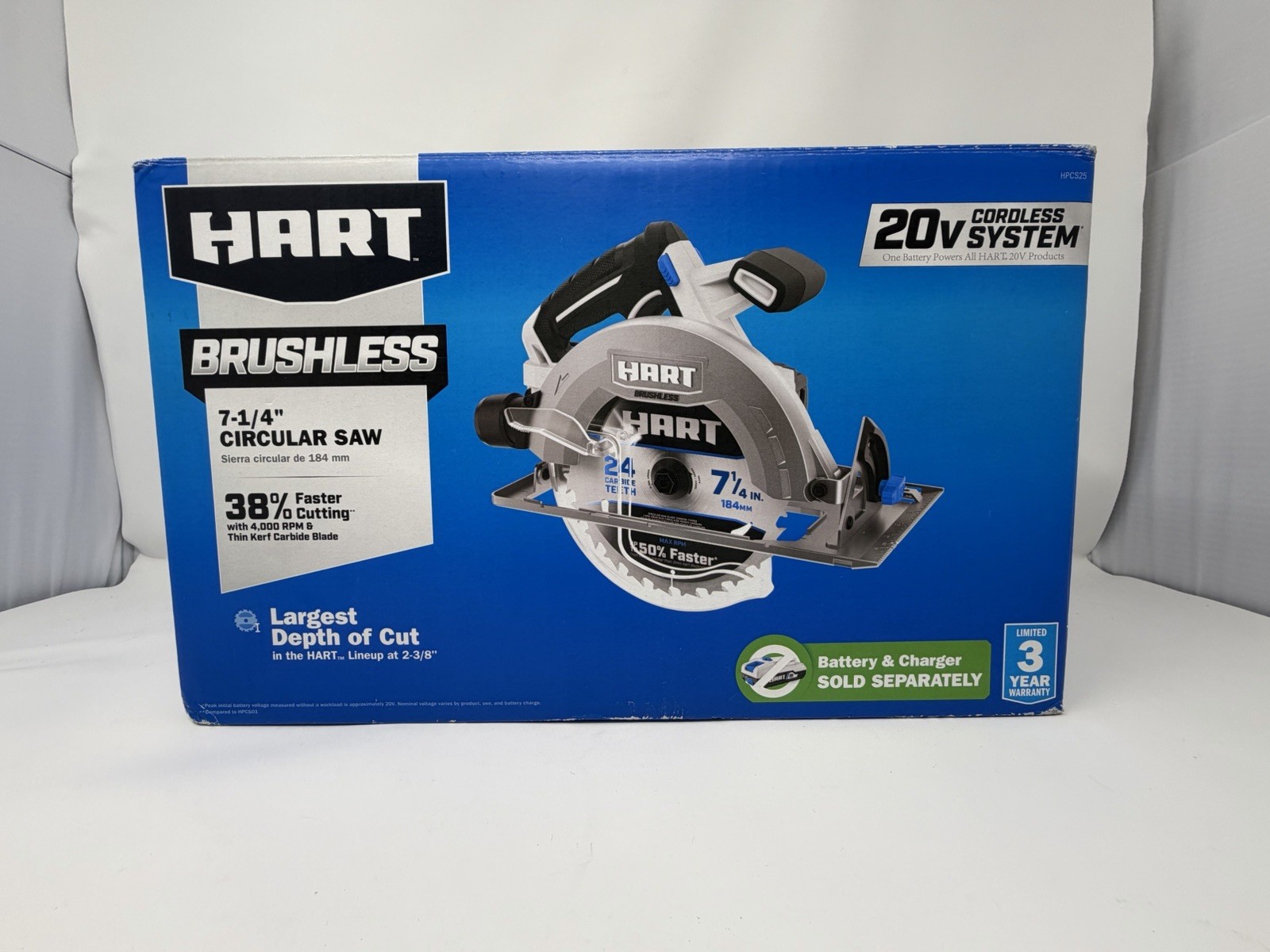 HART HPCS25 Brushless 20-Volt 7-1/4 Inch Circular Saw (Battery Not Included) New gallery