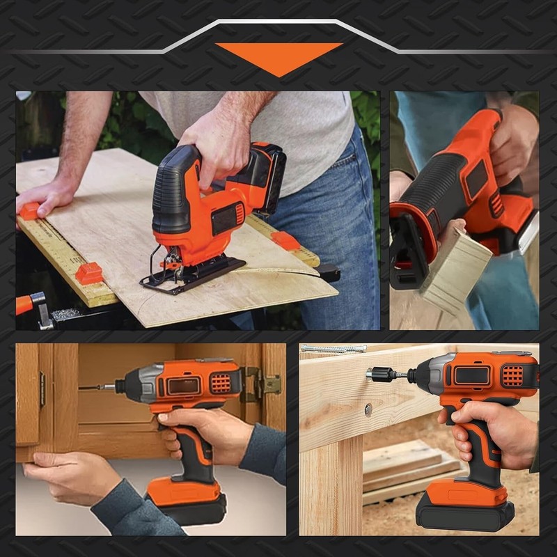 Repalecment For Black Decker 20 Volt MAX Lithium Battery LBXR20 LB20 LBX20 gallery