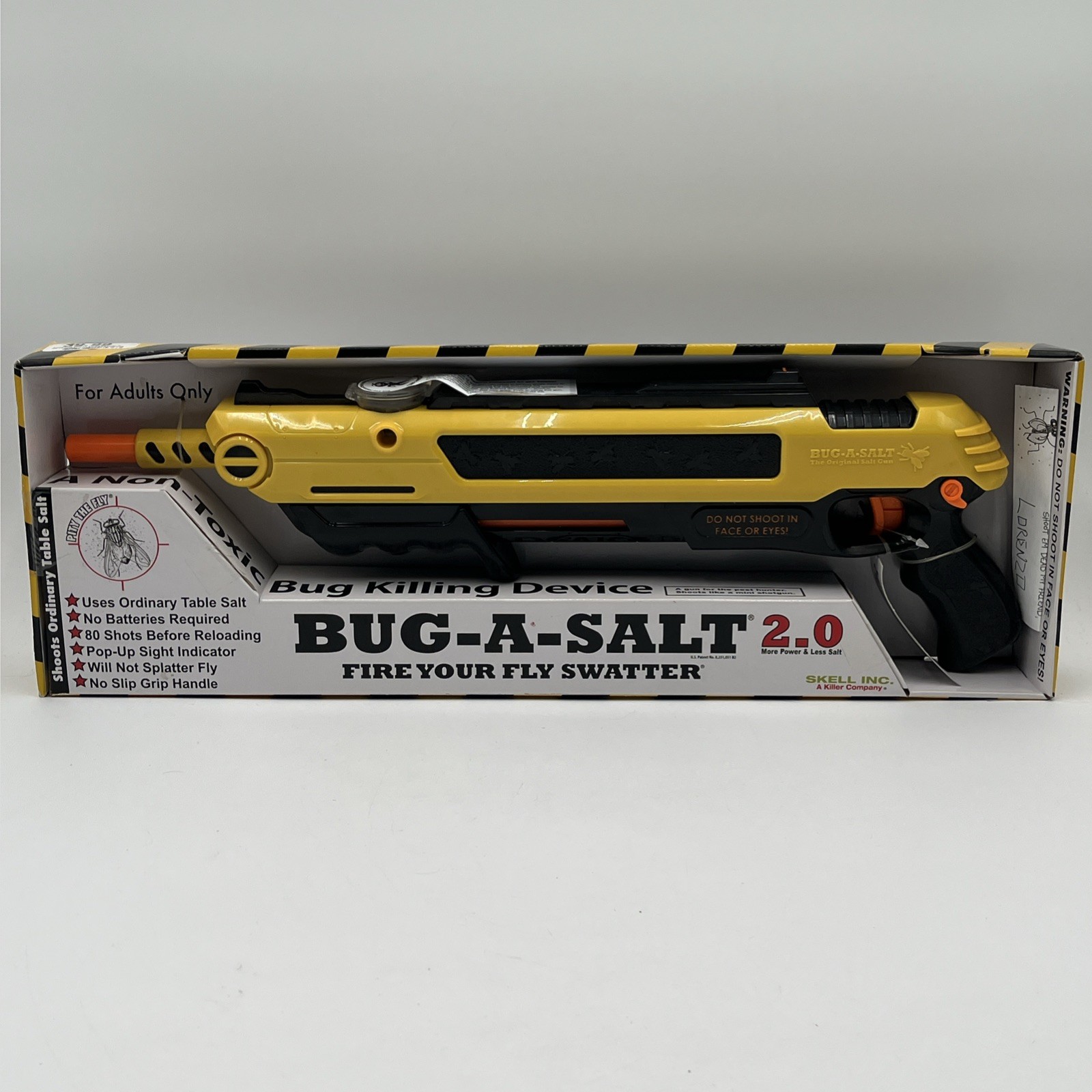 BUG-A-SALT 2.0 Yellow Salt Gun Fly Spider Insect Control Shooter | New in Box gallery