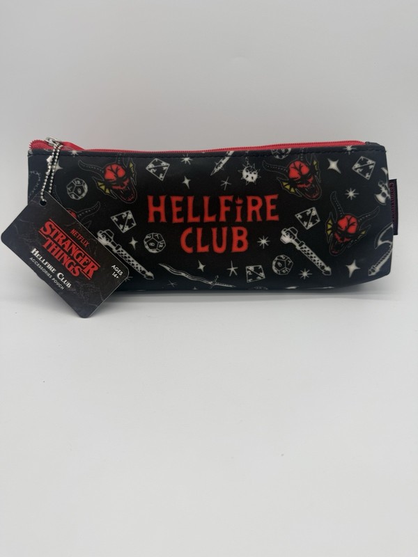 Stranger Things Accessories Pouch Hellfire Club Pencil Makeup Case Bag Netflix gallery