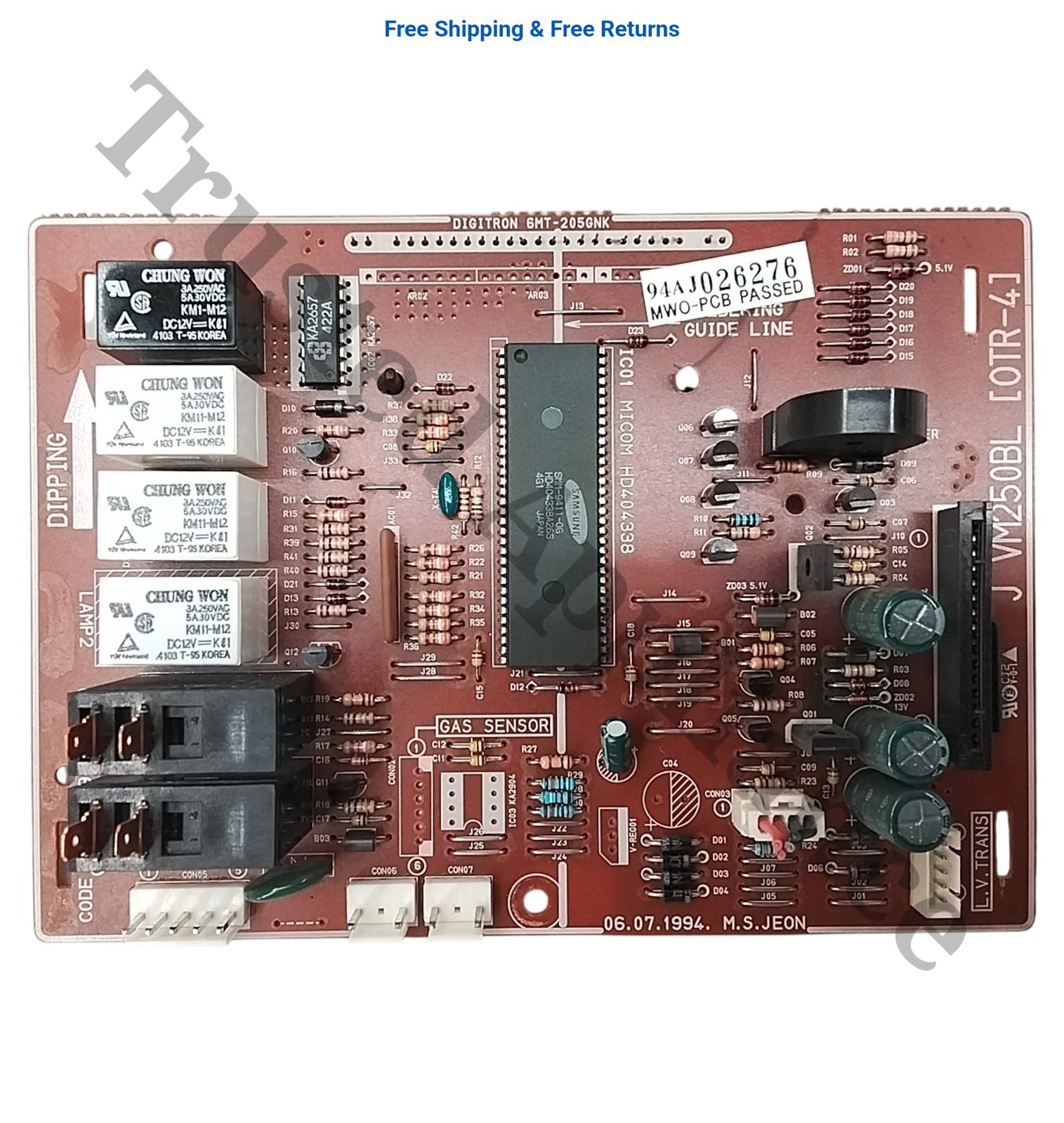 GE Microwave Main Control Board Electronic Controller PCB WB27X0923 gallery