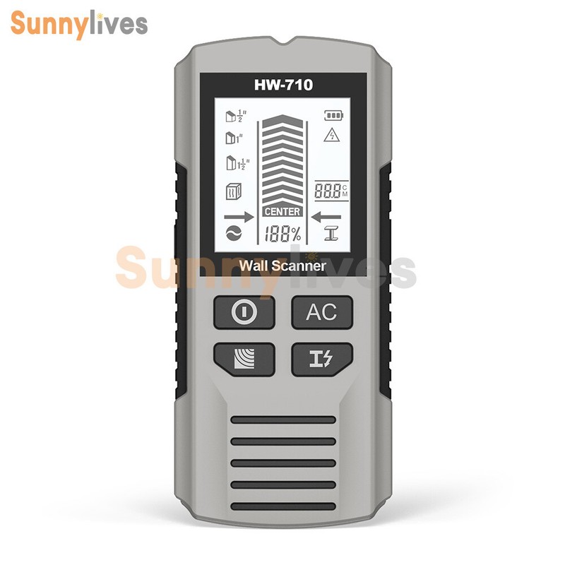 Stud Finder 6 in 1 Multi-Function Wall Stud Scanner Sensor Detector LCD Display gallery