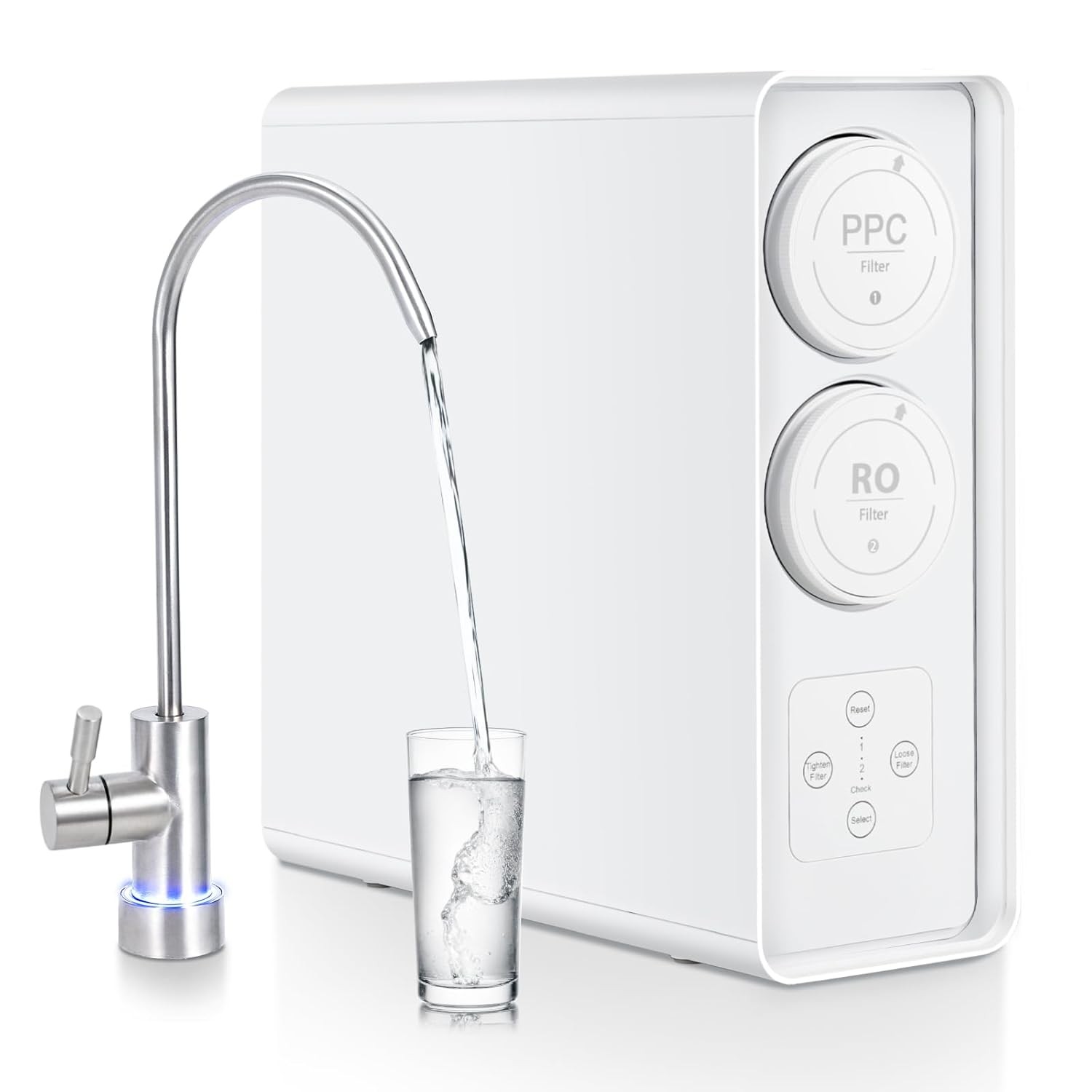600 GPD Tankless Reverse Osmosis Under-Sink Water Filter Filtration System gallery