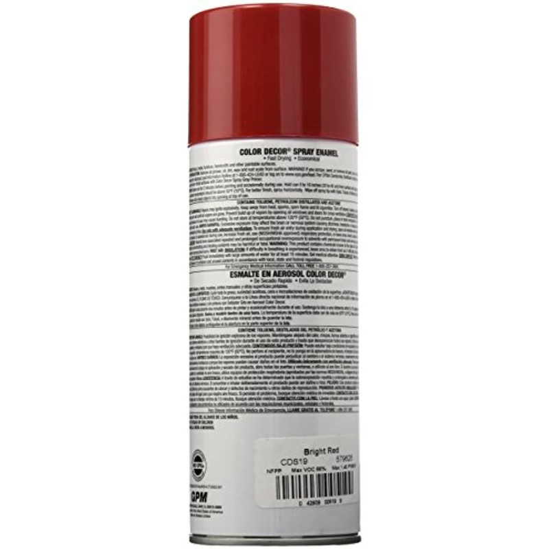 True Value CDS19-AER Bright Red Interior Exterior Gloss Enamel, 10-Ounce gallery