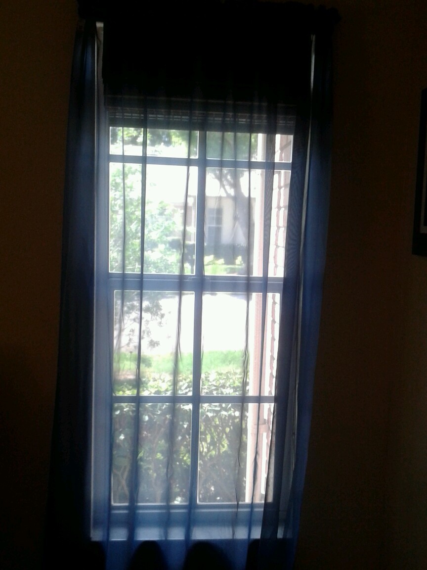 One Gorgeous Slate Blue Sheer Panel by JCPenney gallery
