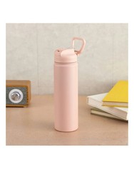 24 fl oz Pink Essence Solid Print Insulated Stainless Steel Water Bottle