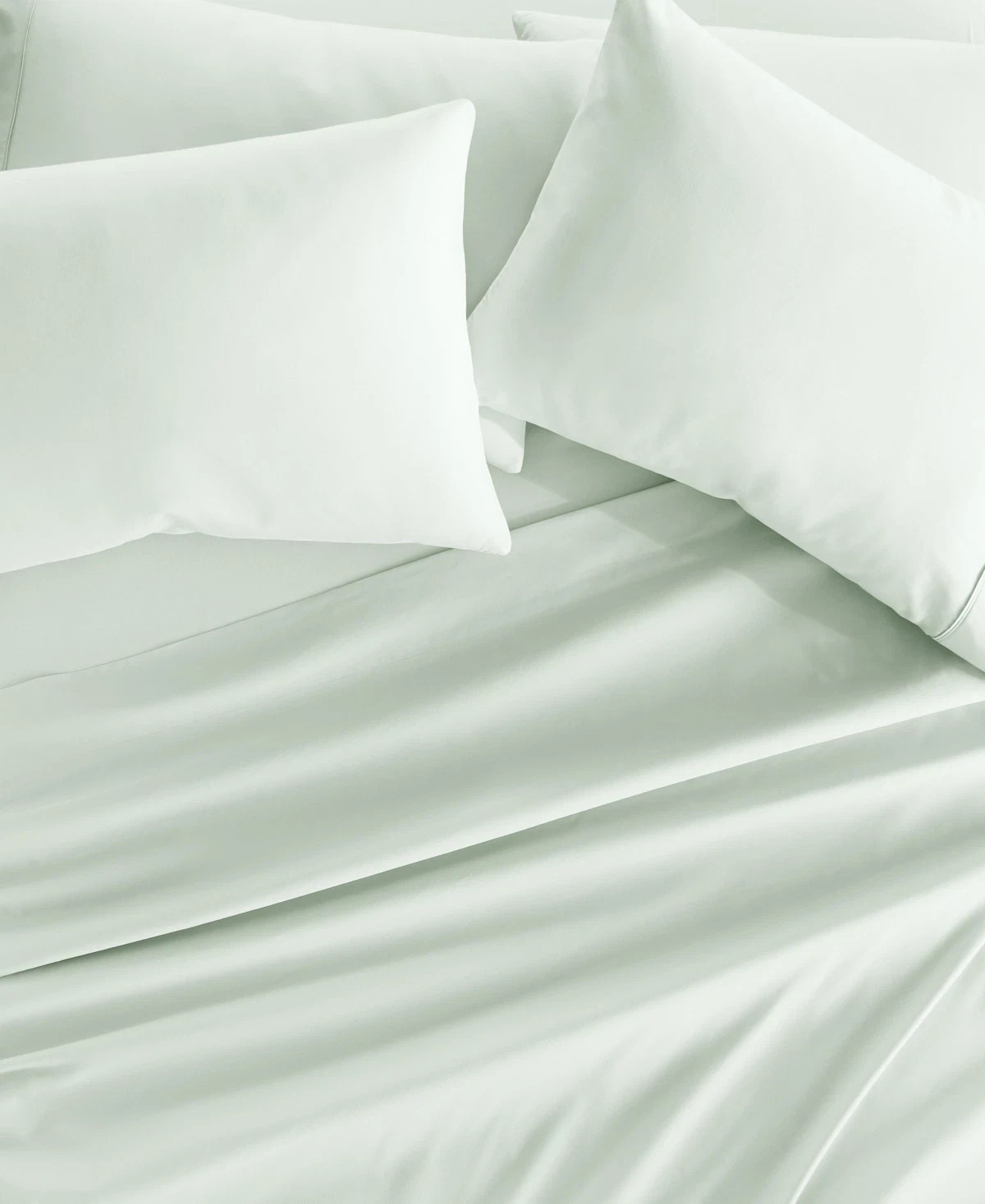 Kaycie Gray Microfiber 4 Piece Sheet Set Twin XL Size In Light Green gallery