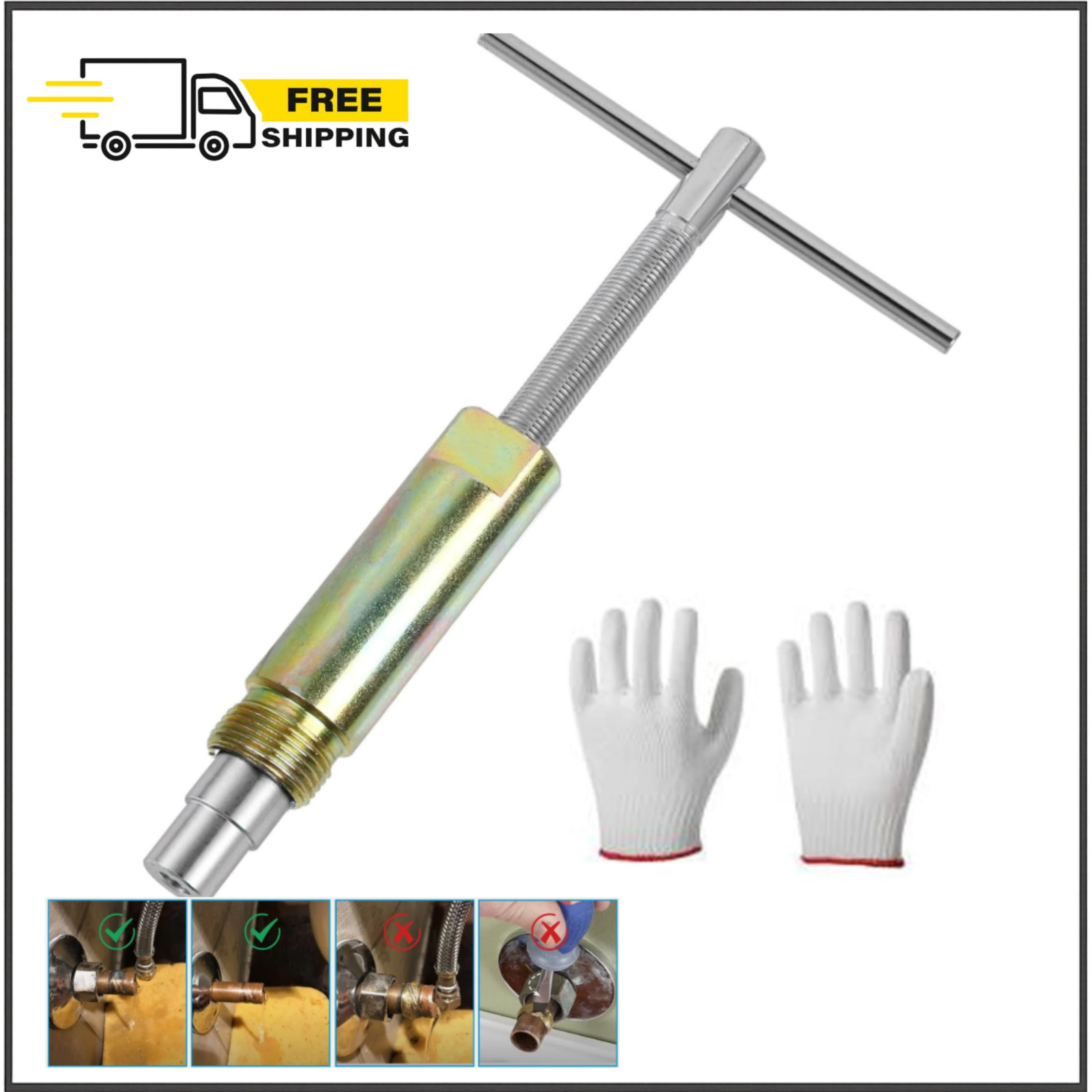 1/2 Inch Compression Sleeve Puller Removal Tool Plumbing Tools Compression Ring gallery
