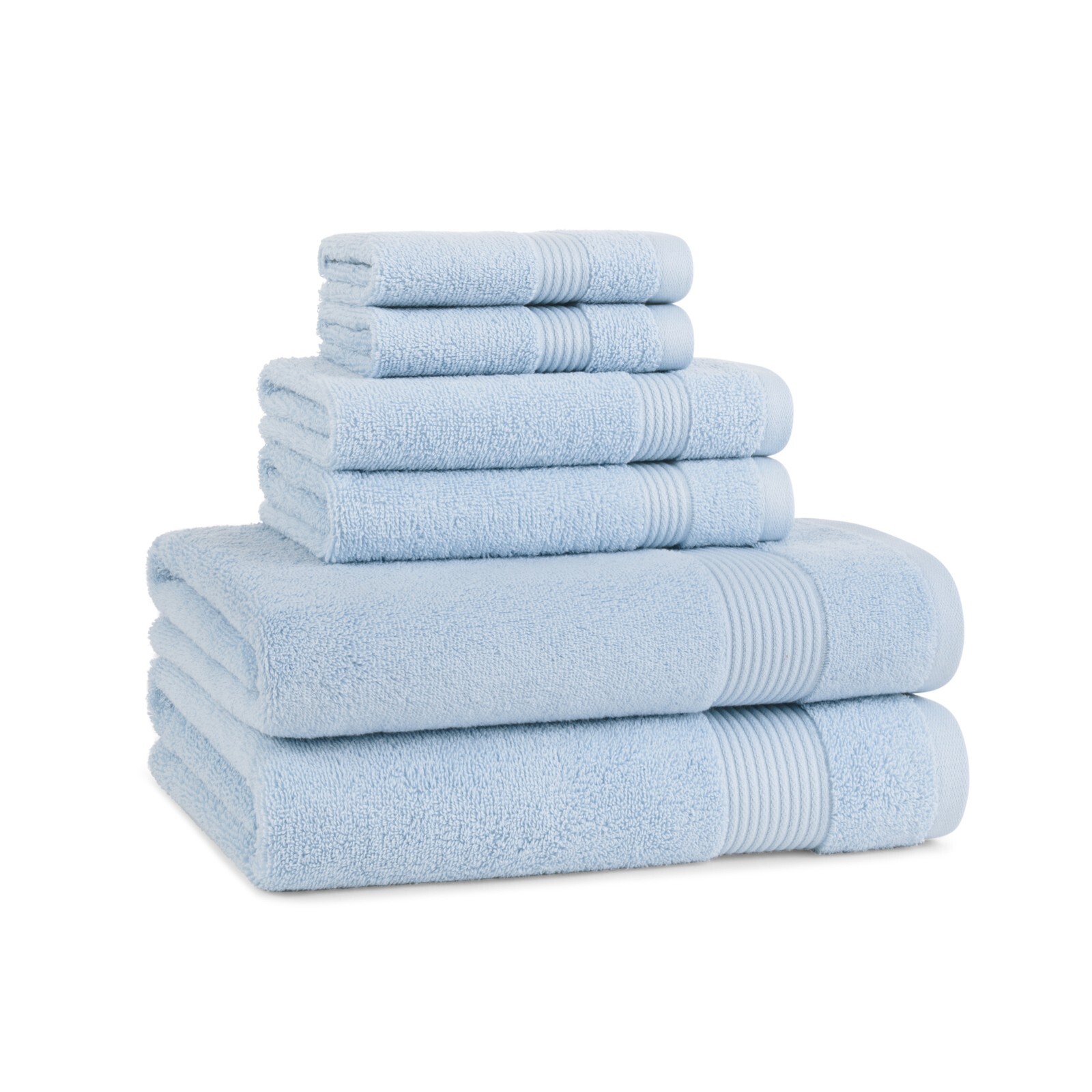 Host & Home Bathroom Towel 6-Pc Set, Color Options, 600 GSM, Bath-Hand-Wash x 2 gallery